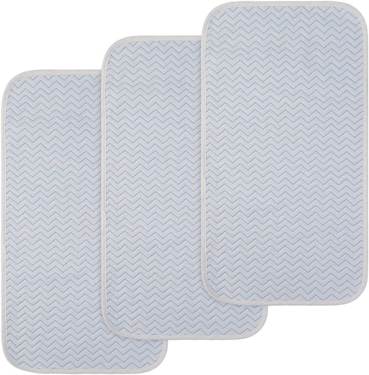 BlueSnail quilted waterproof changing pad liners front view