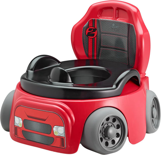 The First Years Training Wheels Racer Potty System front view