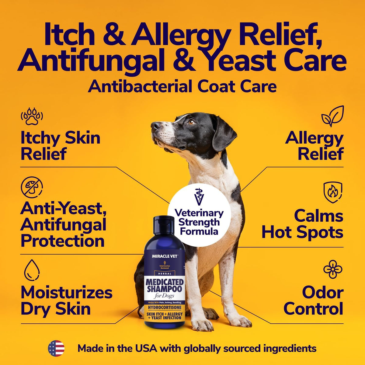 Miracle Vet 16 fluid ounce bottle for itchy skin