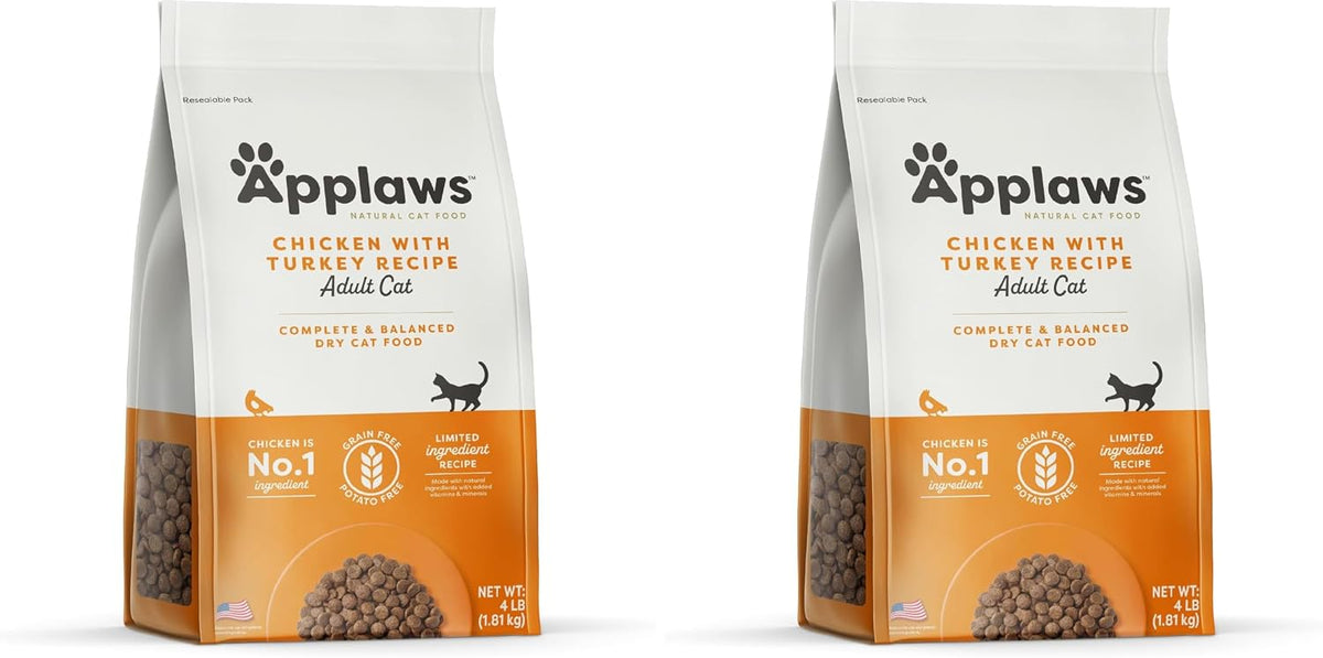 Applaws Chicken Grain Free Dry Cat Food, 4 lb Bag, High Protein (40%), Limited Ingredient, Complete & Balanced, Added Vitamins & Minerals, Supports Digestion, No Artificial Additives - Image 9