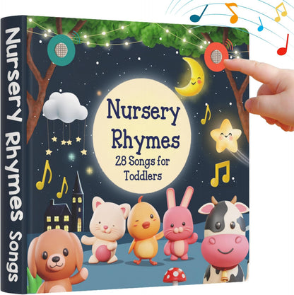 Learning Bugs nursery rhymes musical book front cover view