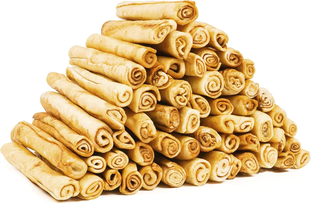 MON2SUN Dog Rawhide Rolls Twist Sticks Chew Treats Natural Flavor 6.5 Inch 40 Count for Puppy and Small Dogs - Image 10