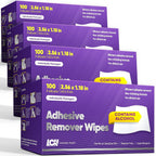 Livaclean Health Adhesive Remover Wipes front view of 400 count box.