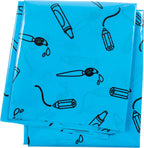 READY 2 LEARN Messy Mat front view laid out flat protecting a floor during kids painting activity
