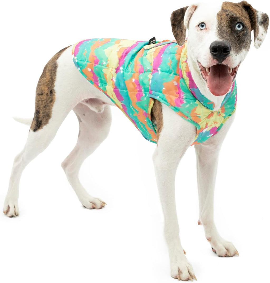 Close up of water resistant fabric on Kurgo dog coat