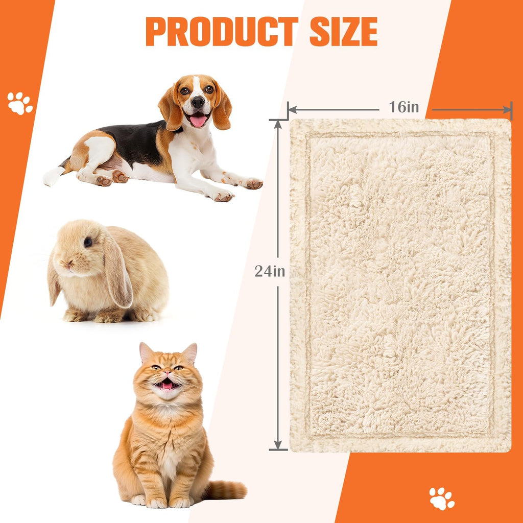 Close up view of the durable fade resistant edge stitching on pet blanket