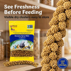 Birds LOVE parakeet treat bag open view