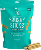 iHeartDogs Brushy Sticks - Dental Treats for Dogs Removes Plaque and Tartar Buildup - Grain-Free Dog Teeth Cleaning Chews Made with Chicken - 30 Mini Sticks - Image 9