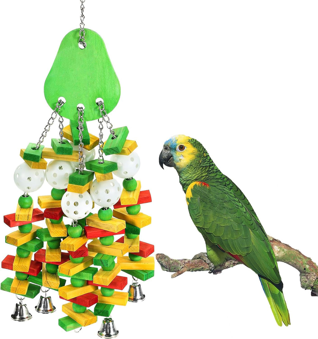 MEWTOGO Large Bird Parrot Toys for Cockatoos African Grey Macaws and Amazon Parrots Bird Gift - Image 12