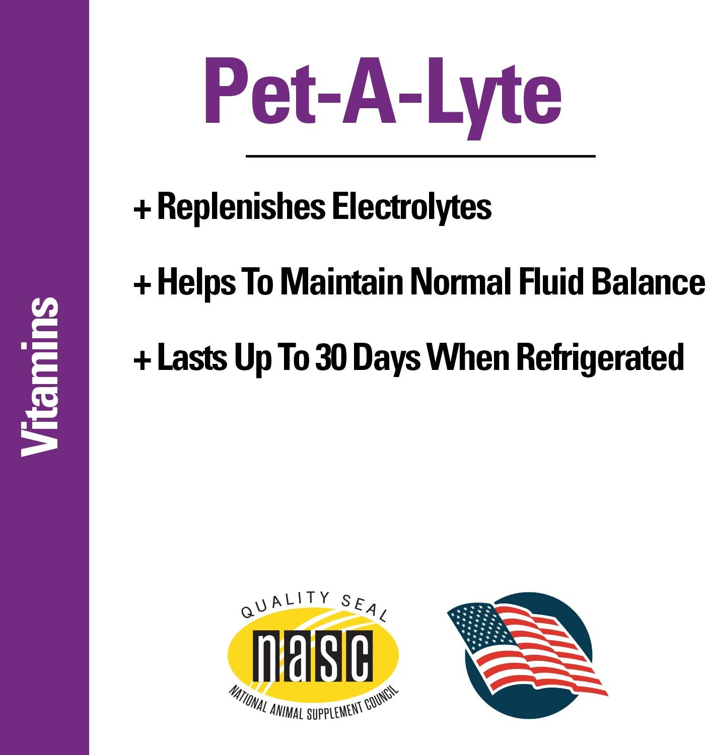 Vet Classics electrolyte solution for pet hydration and recovery