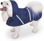 Dog Raincoat, Adjustable Rain Jacket with Hooded Double Layer for Large Medium Small Dogs Puppies, Lightweight Waterproof Rain Coat Poncho with Reflective Stripe Duck Pink,S - Image 13