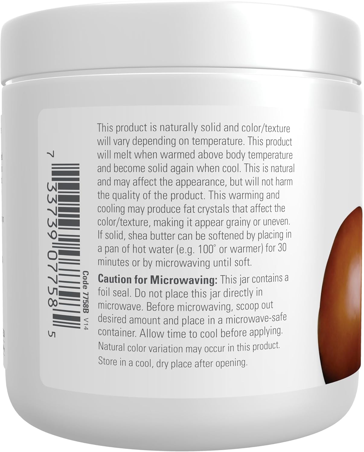 NOW Foods Solutions, Shea Butter, Skin Emollient, Seals in Moisture for Dry Rough Skin, 7-Ounce - Image 3