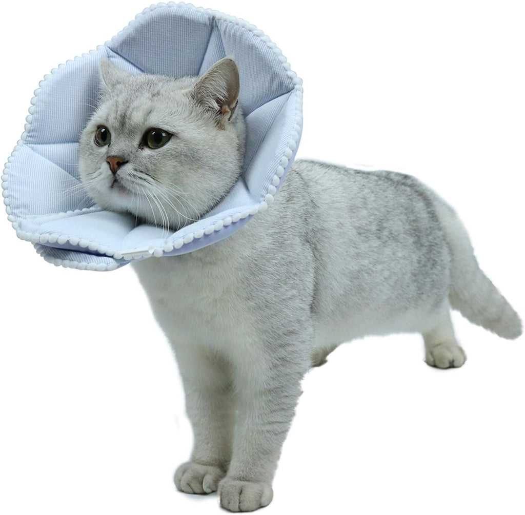 WZ PET small pink protective cone collar for cat grooming and bathing
