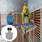 balacoo Washable Bird Diapers 4Pcs Reusable Lightweight Flight Suit Liners Breathable Skin-Friendly Bird Costume for Parrots Macaw Cockatoo Parakeet - Image 9