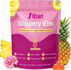 Feminine Vaginal Probiotics Gummies, Supports pH Balance & Digestive Health, Slippery Elm for Women, Suagr-Free, Veagn, Pineapple Flavor, 60 Count - Image 10