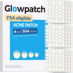 Glowpatch hydrocolloid pimple patches front view packaging box
