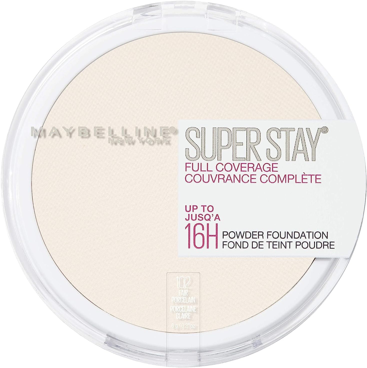 Maybelline USA imported creamy matte foundation powder for oily skin types