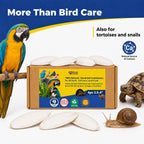 Birds LOVE 3.5-4" Cuttlebone for Birds - 100% Natural Sun-Dried Calcium & Beak Conditioning Supplement for Parakeets, Budgies, Cockatiels, Finches & Canaries - 4 Pack with Holder - Made in Vietnam - Image 7