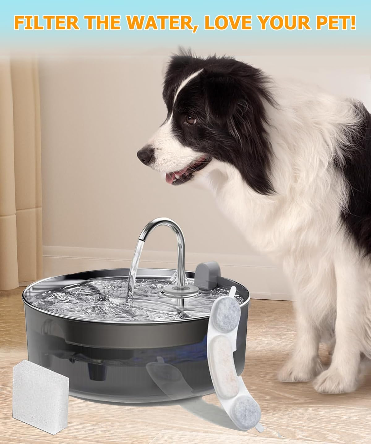 Full 16-pack kit for Smartoo 7 Liter stainless steel fountain