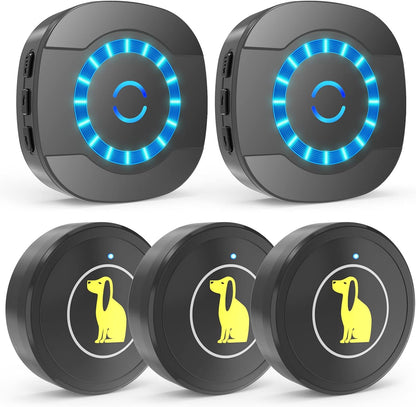 Dog Door Bell, Dog Bell for Training Doggie Door Bell for Dog Puppy Training Sliding Door/Go Outside Doorbell and Waterproof Touch Button - Image 9