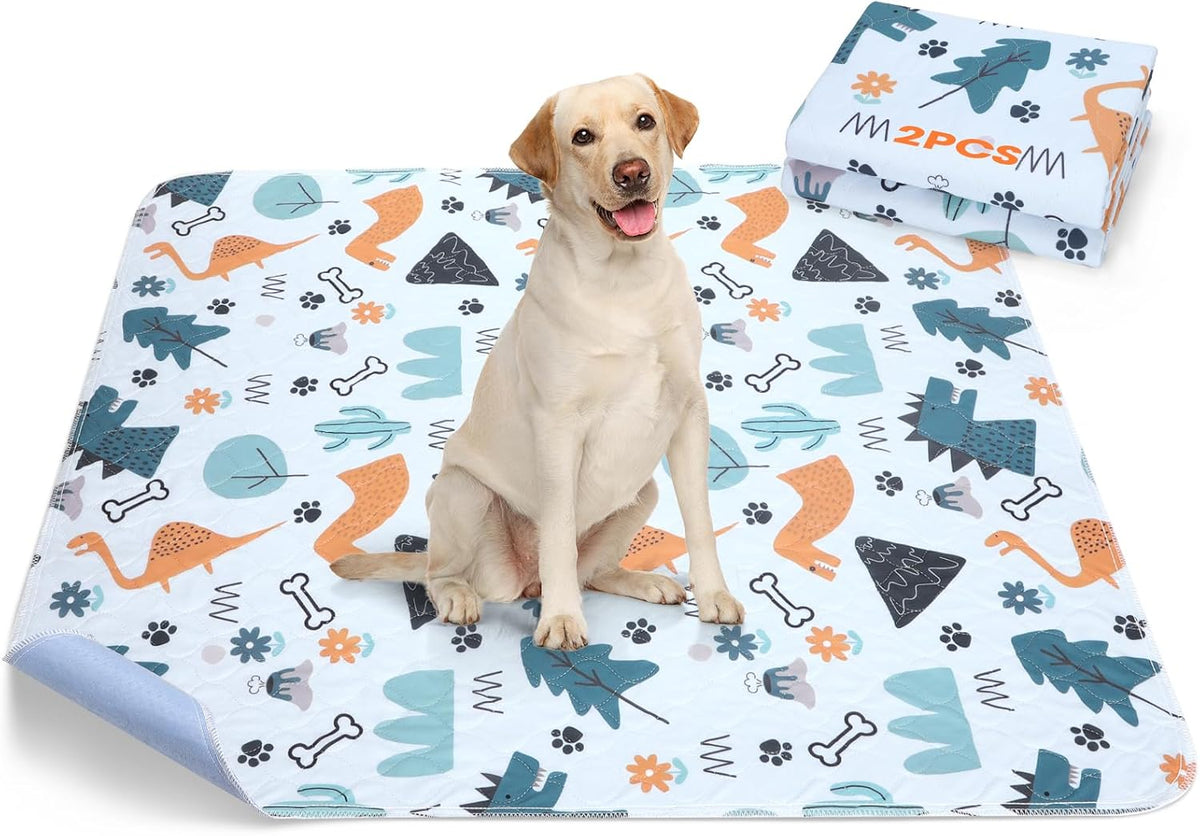 Washable Pee Pads for Dogs, 2 Pack Large 36"x41" Super Absorbent Reusable Dog Training Pads, 100% Waterproof Non-Slip Puppy Whelping Dog Playpen Indoor Pads Mat Pet Supplies - Image 15