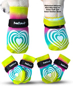 Medical Therapeutic Double Sided Non-Slip Cotton Dog Socks | PawFlex Comfy Pawz Silicone Grip on Inner Cuff No Twisting or Sliding Off | Senior & Disabled Dog Traction Control |Pet Paw Protection - Image 11