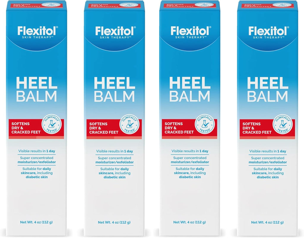 Flexitol Heel Balm, Cracked Heel Cream & Foot Balm, Intensive Hydration for Dry, Rough Feet & Heels, Urea-Based Moisturizing Cream, 4 oz Tube - Image 10