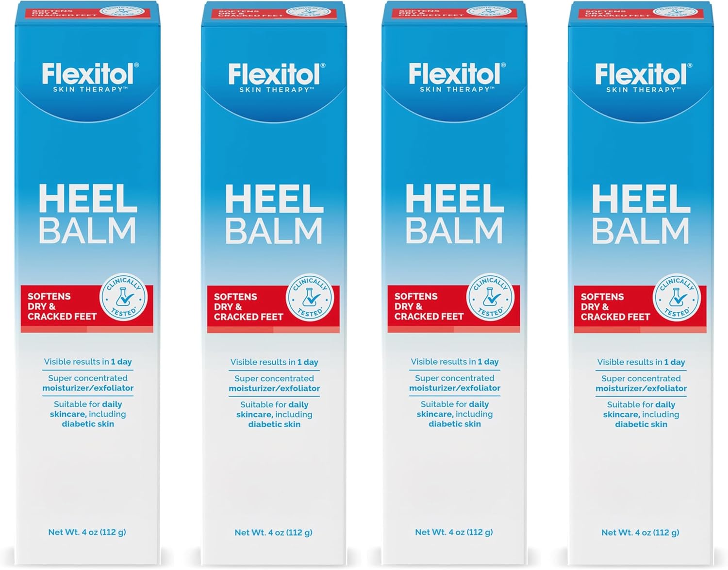 Flexitol Heel Balm, Cracked Heel Cream & Foot Balm, Intensive Hydration for Dry, Rough Feet & Heels, Urea-Based Moisturizing Cream, 4 oz Tube - Image 10