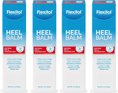 Flexitol Heel Balm, Cracked Heel Cream & Foot Balm, Intensive Hydration for Dry, Rough Feet & Heels, Urea-Based Moisturizing Cream, 4 oz Tube - Image 10