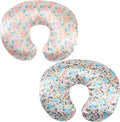 Tcmyyund satin nursing pillow cover set floral front view