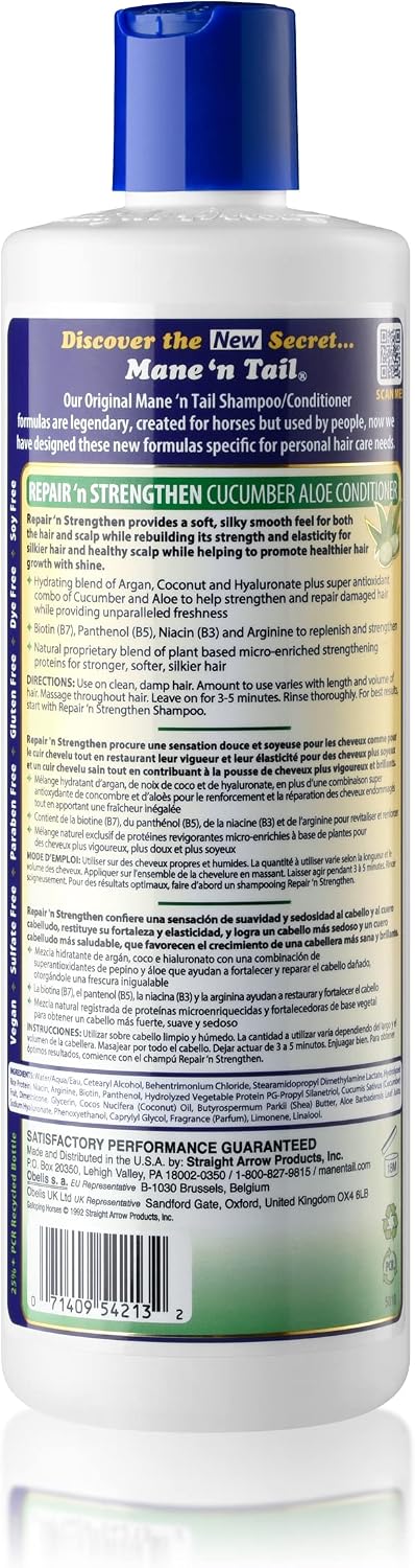 Mane 'n Tail Repair 'n Strengthen set for strong healthy hair