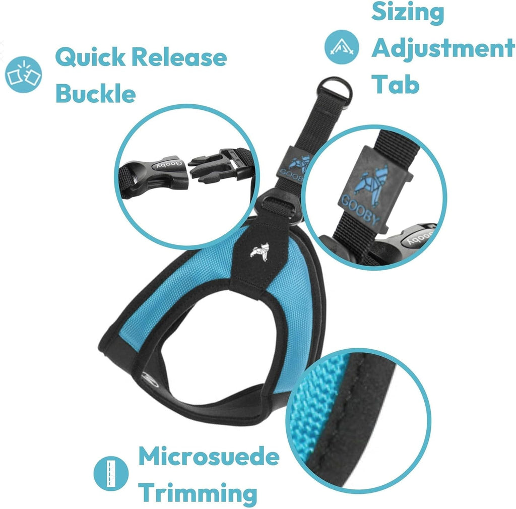 Gooby harness durable POM plastic leash ring close up