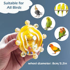 Jevnd acrylic bird enrichment toy for cage activity