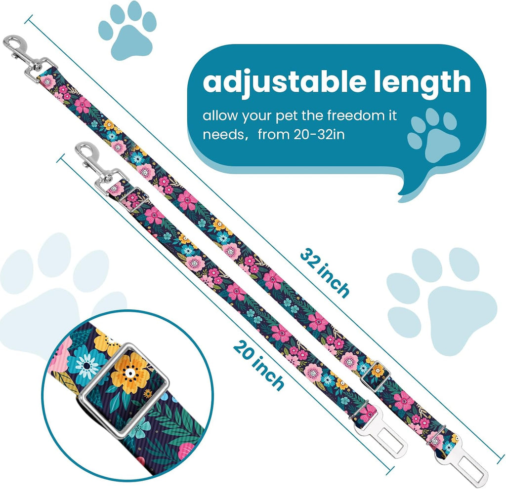Universal metal safety clip for pet car seat belt