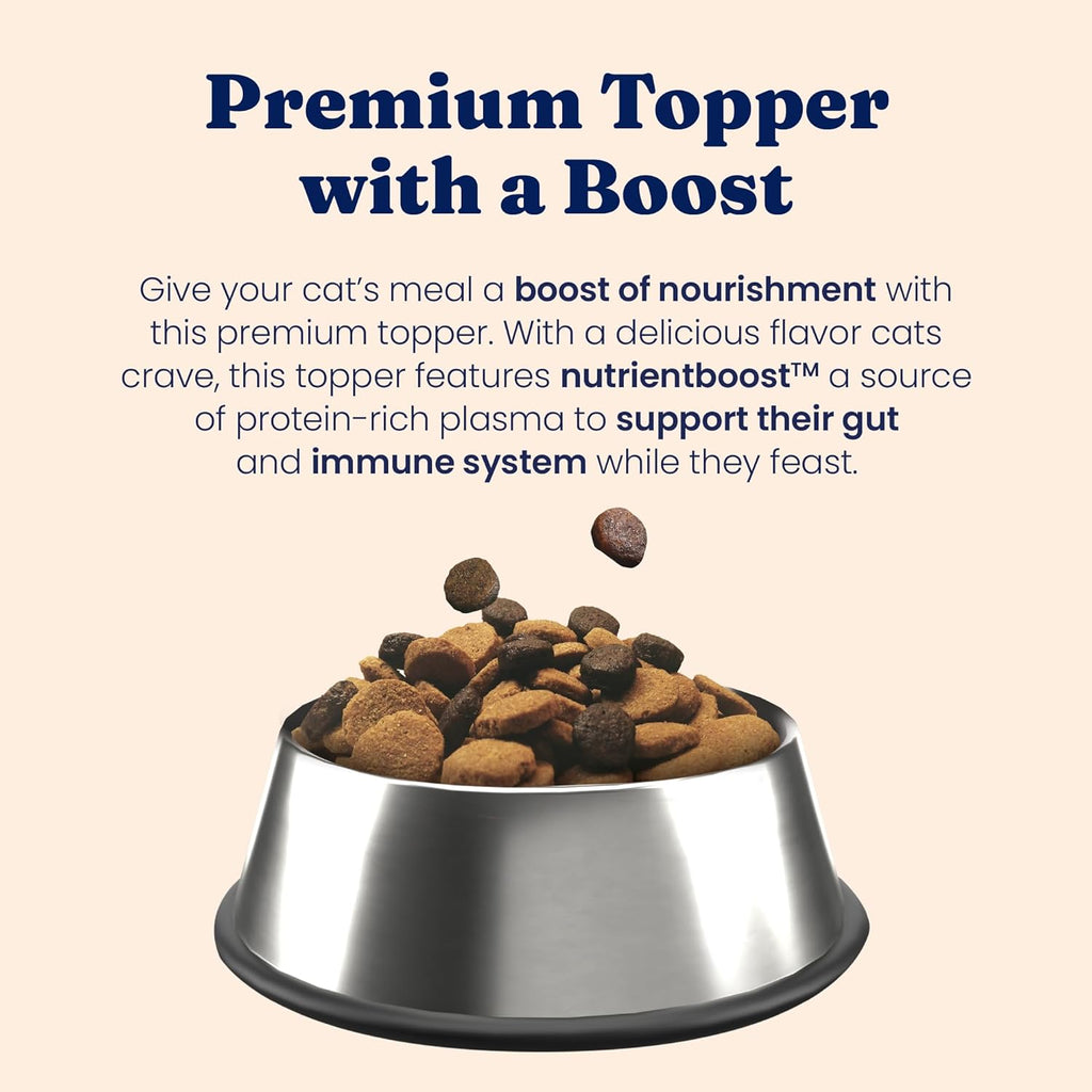 Solid Gold NutrientBoost cat food topper grain-free label
