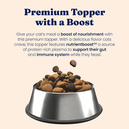 Solid Gold NutrientBoost cat food topper grain-free label