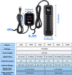 Components and packaging of AQQA aquarium heating system