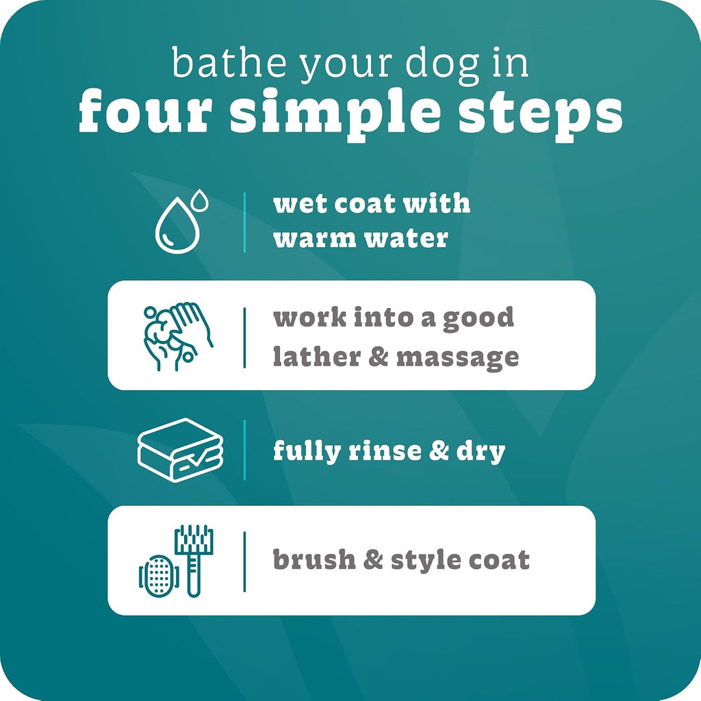 Espree hypoallergenic dog wash gentle tear free formula close up product shot.