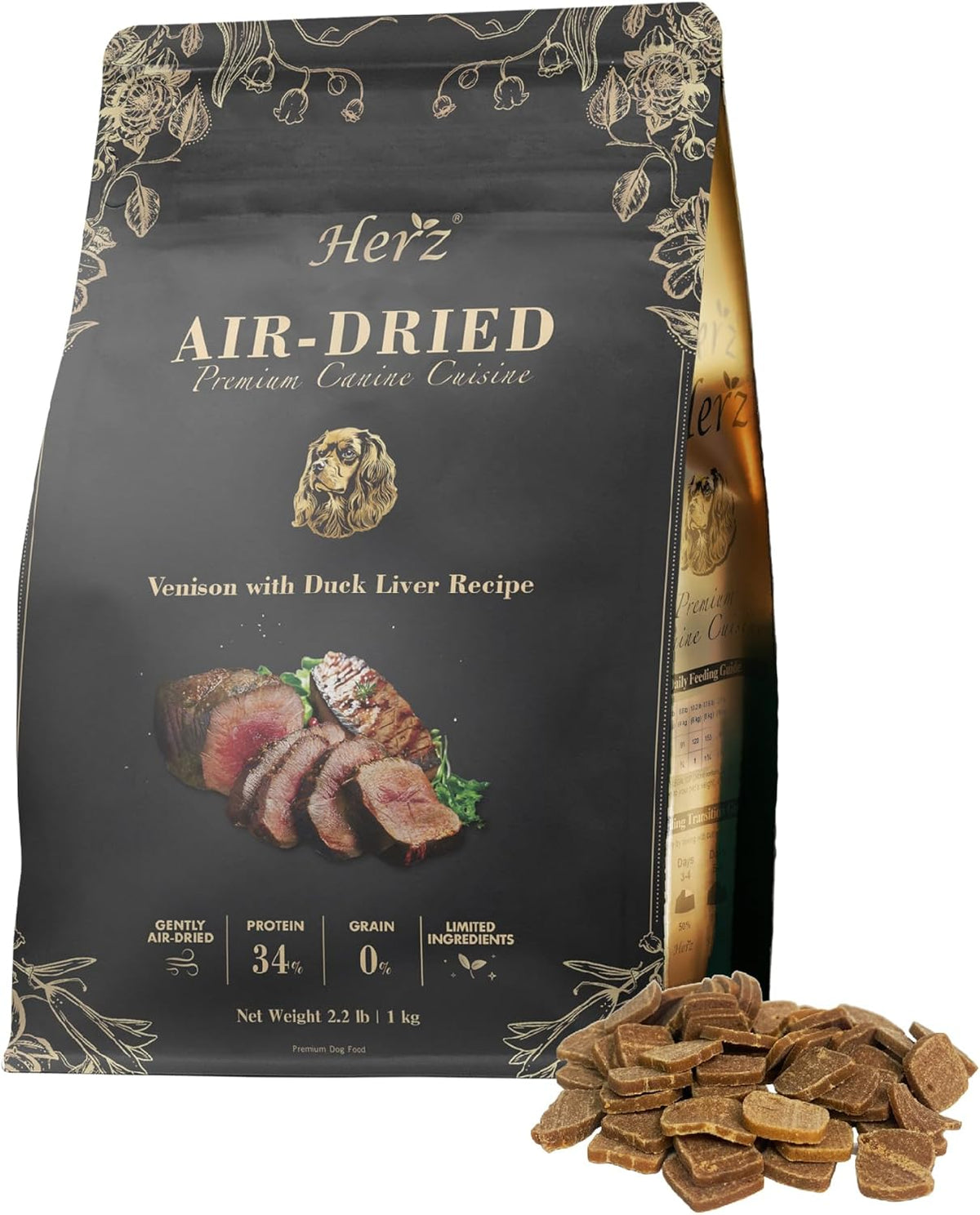 Herz Air-Dried Dog Food Chicken & Duck Liver Recipe 2.2 lb, All-Natural, High-Protein, Grain-Free, Limited Ingredients, Complete & Balanced, Premium Canine Cuisine - Image 13