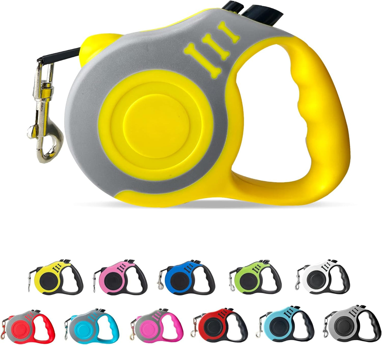 Retractable Dog Leash Automatic Telescopic Tractor Dog Tape, Pet Tape 10/16 FT Durable and Convenient, with Non-Slip Handle, Suitable for Small and Medium-Sized Dogs Blue - Image 15