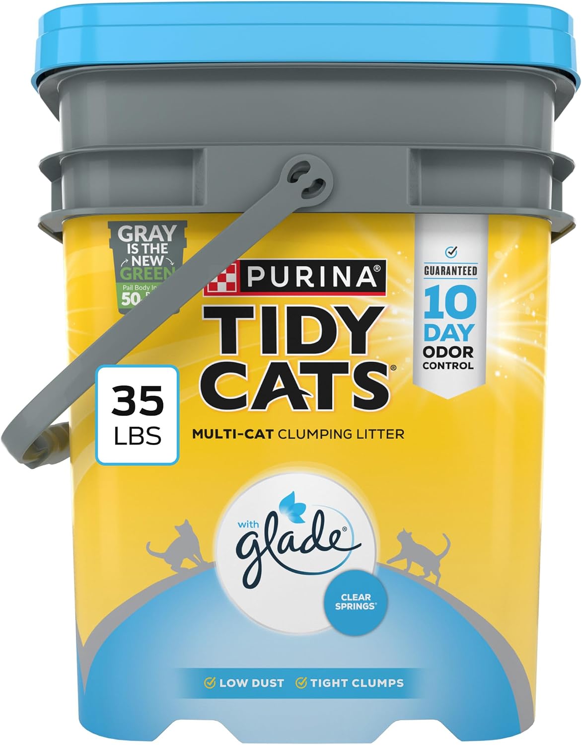 Purina Tidy Cats LightWeight4-In-1 Strength Multi-Cat, Odor control, Clumping, 99.9 Percent Dust Free Cat Litter - 17 lb. Box - Image 10
