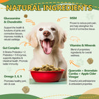 Nature Target dog multivitamin ingredients label close up