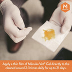 Manuka Vet honey gel treatment for horse and cat skin repair
