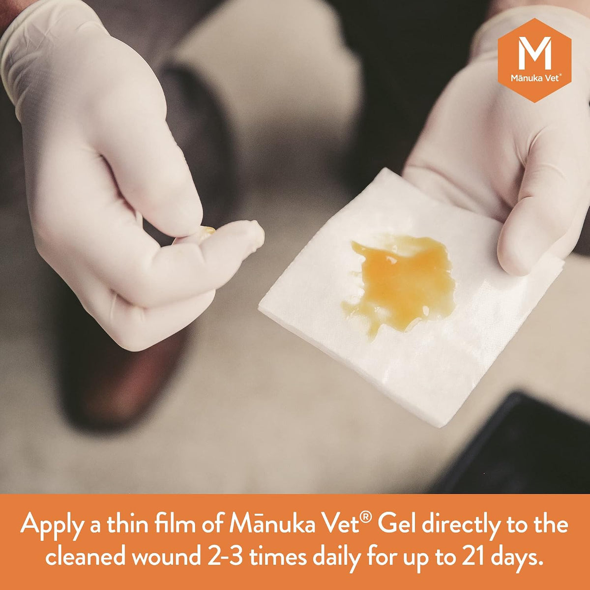 Manuka Vet honey gel treatment for horse and cat skin repair