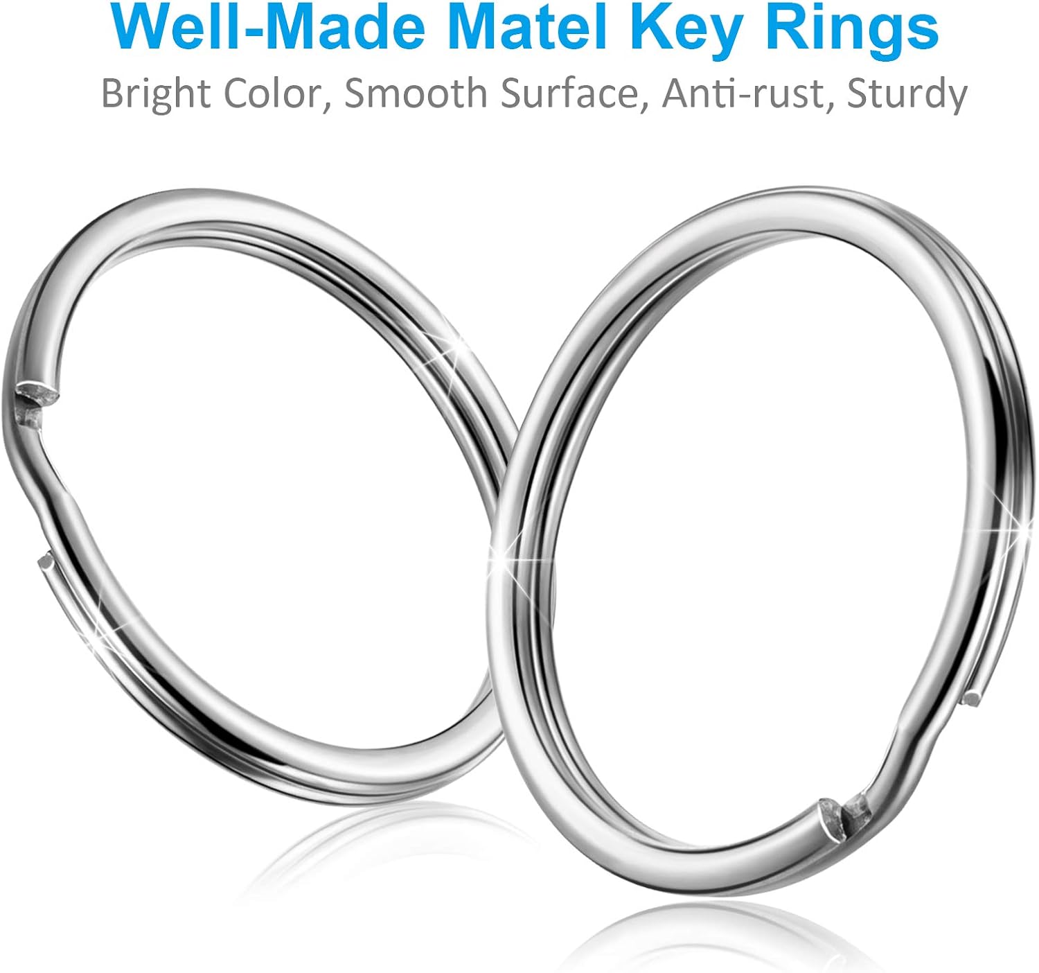 YHYZ five size assortment hardware kit displayed on a flat surface demonstrating variety from small to large rings.