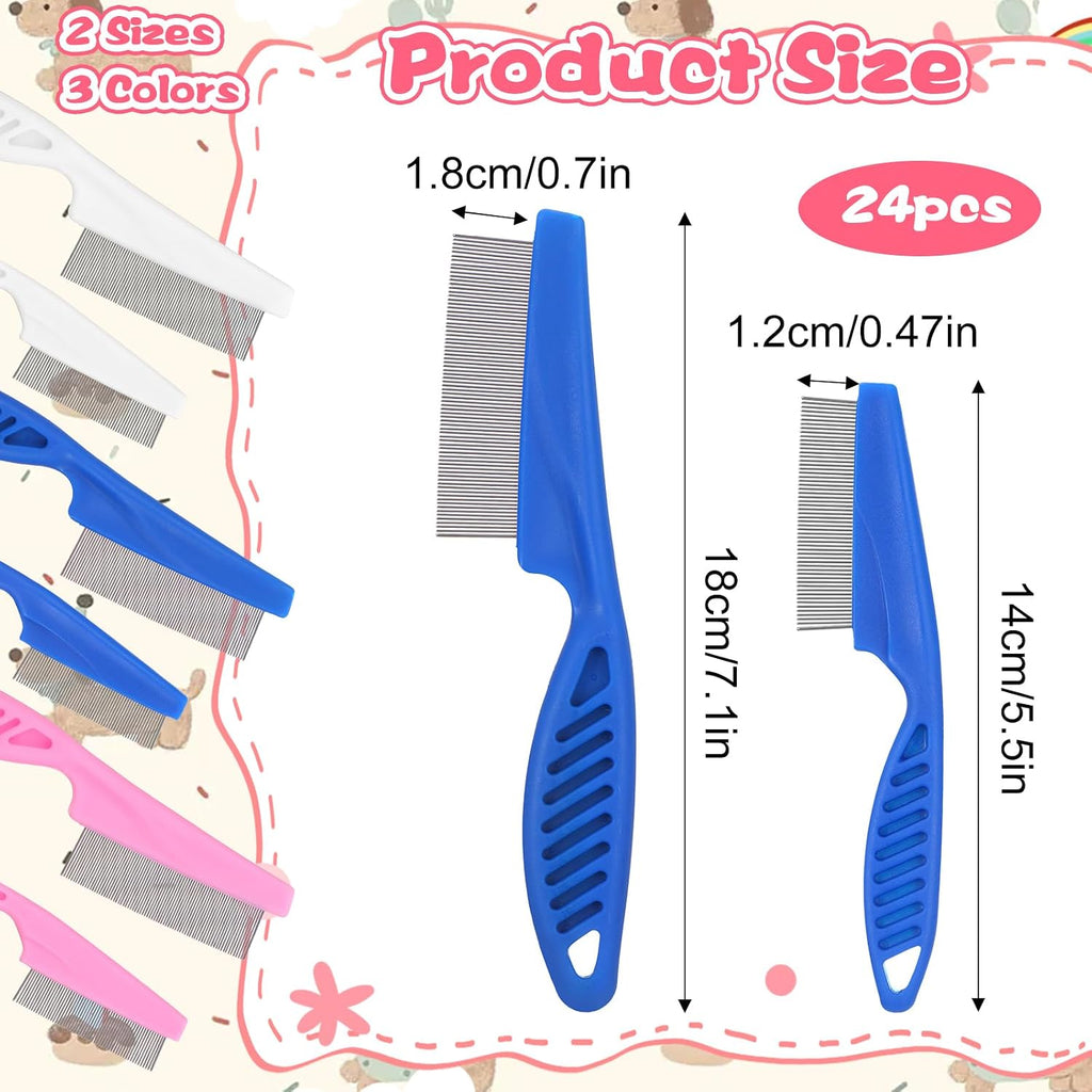 Close up of stainless steel teeth on Hidyuuoo flea remover tool