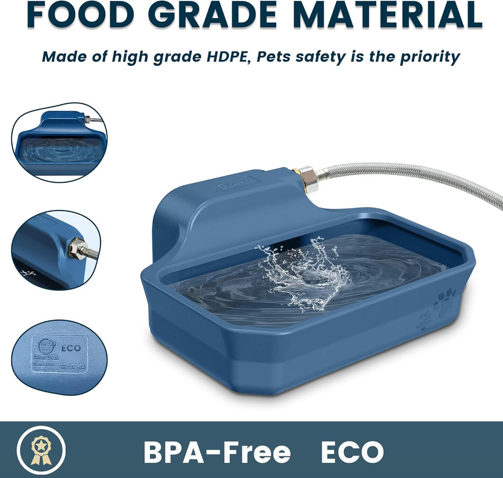 PETIMI automatic pet hydration station showing wide mouth design for cleaning