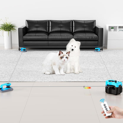 Pet Deluxe interactive cat toy front view automated pet treadmill for indoor chasing exercise