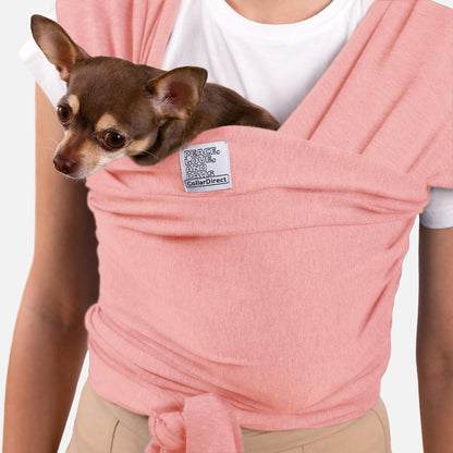 Cat Sling Carrier for Small Pets - Anti-Anxiety Cat Sling, Kitten Pouch - Pet Sling in Gray Black Blue Green Pink Yellow (Gray, Standard) - Image 11