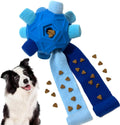CIIVURR blue interactive snuffle ball dog toy front view
